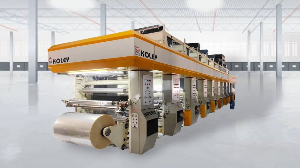 4 COLOR ROTO GRAVURE PRINTING MACHINE